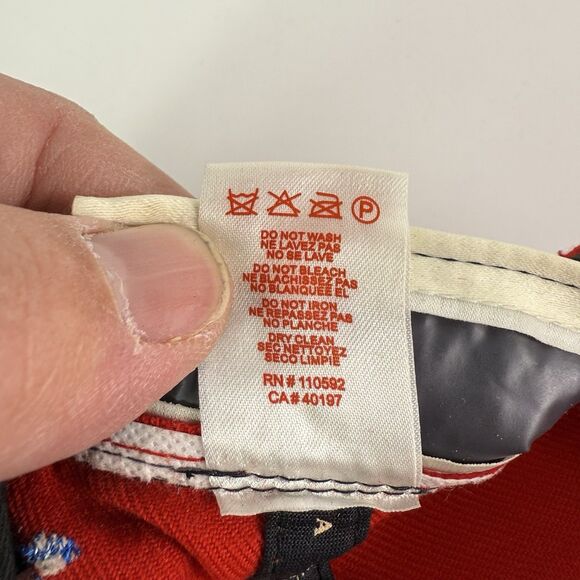 Wool Washington Capitals NHL Hockey Mitchell & Ness Red Blue Snapback Hat Cap - Picture 10 of 11